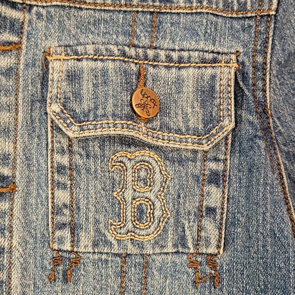 Boston Red Sox Denim Jacket  Size M - Picture 3 of 16